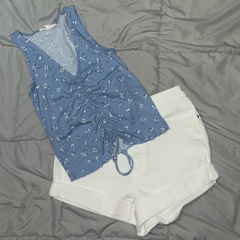 Shirt and shorts outfit